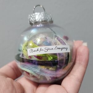 Yarn Emergency Ornament